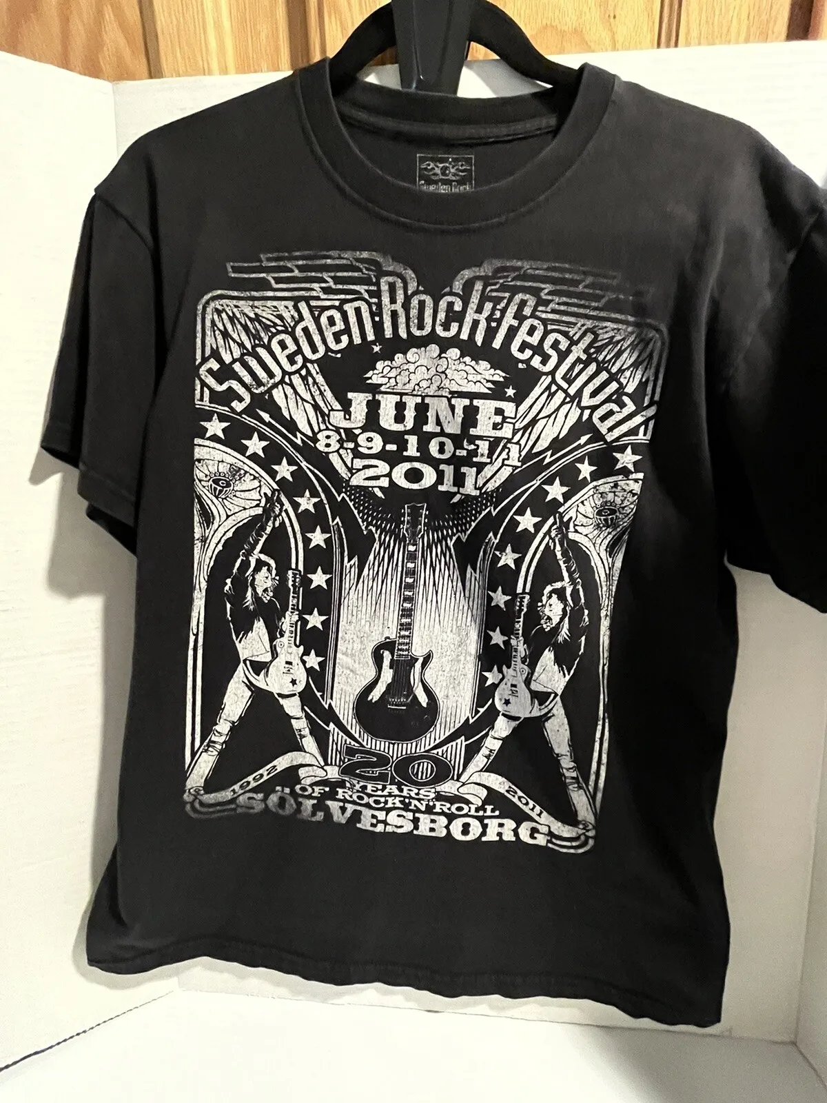 Vintage Sweden Rock Festival. Ozzy Ozbourne/Judas Priest and many more. T-shirt.