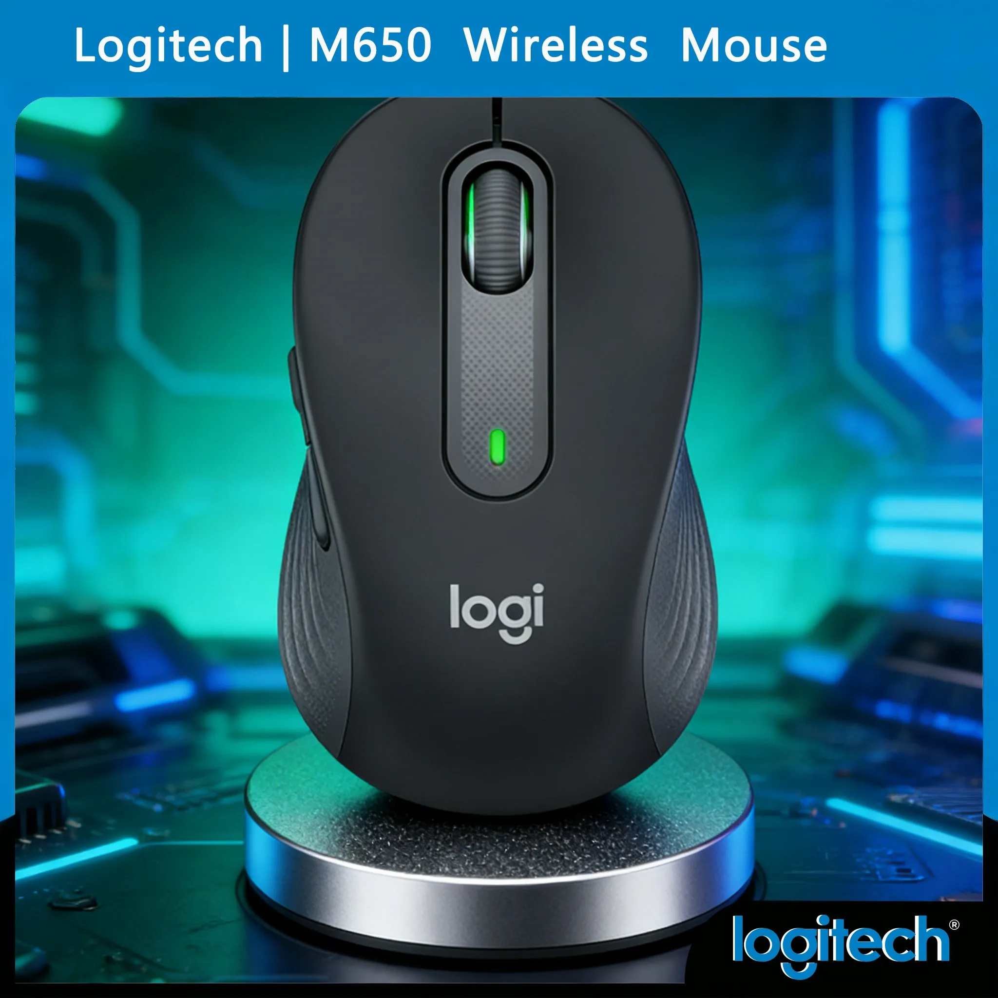 

Бесшумная офисная мышь M650 / M650L с SmartWheel для быстрого прокрутывания и повышения эффективности в переговорных комнатах