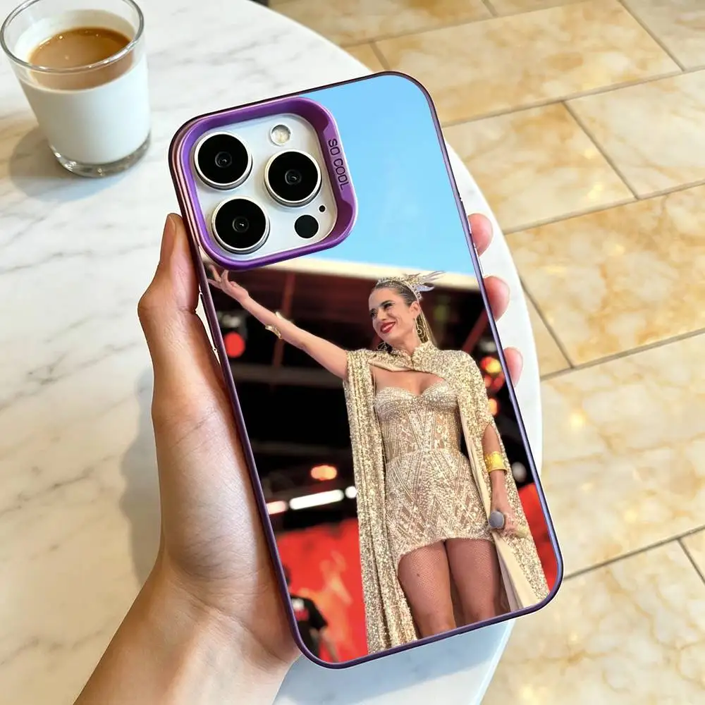 Queen of Flow La Reina-A Del Flow  Phone Case For iPhone 17,16,15,14,13,12,11 Plus,Pro Max,XS,Colorful Silver Black