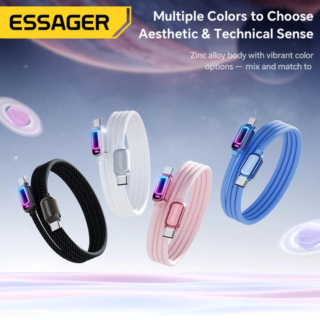 Essager 240W USB C to USB C Cable