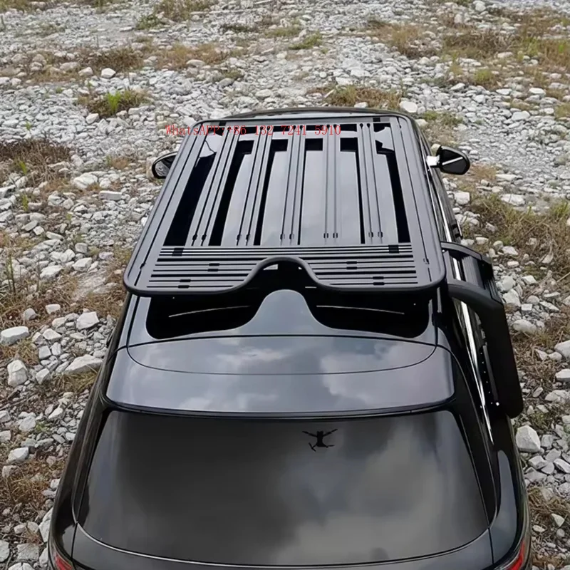 Guality Aluminum Car Roof Cargo Lage Roof Rack Side Ladder Side Box for  Outlder 2016-2021 2022+
