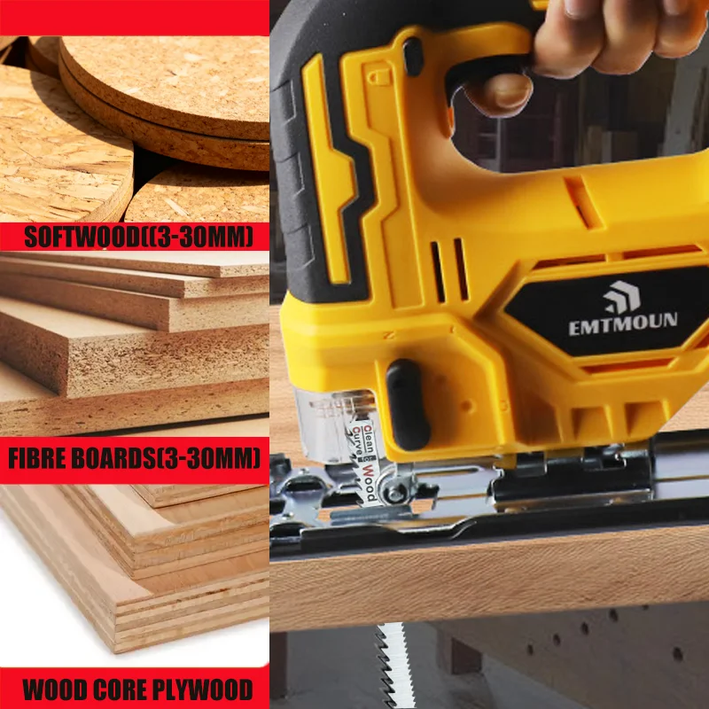 5–20 Stück Hcs Stichsägeblätter T144D-T244D T-Schaft, sortiertes Sägeblatt für Holz, Kunststoff, schnelle Schneidwerkzeuge, sauber für Holz – Detail 7
