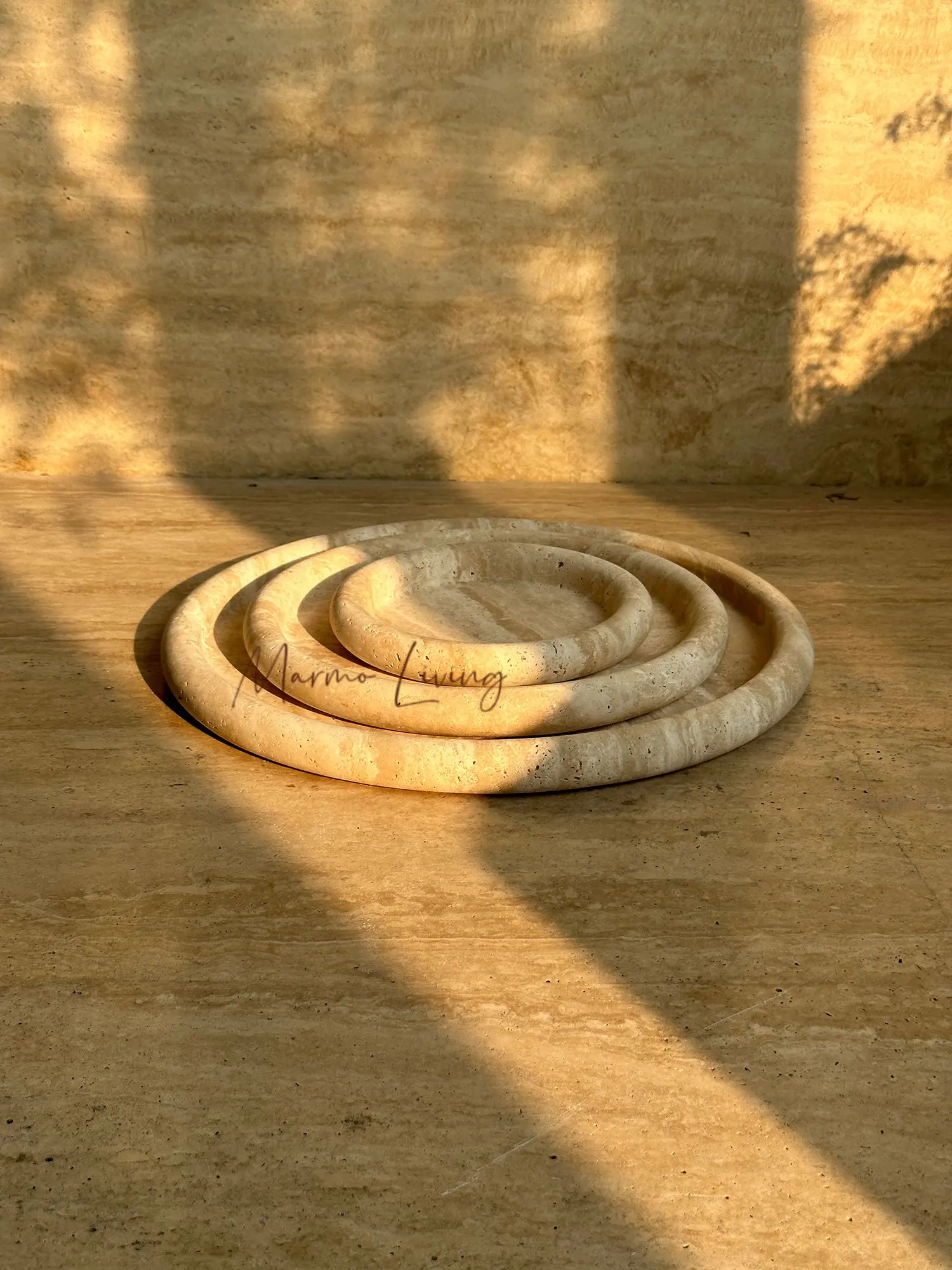 Wabi Sabi Naturstein Tablett D – Travertine Tray Oval Bewertung und Preis