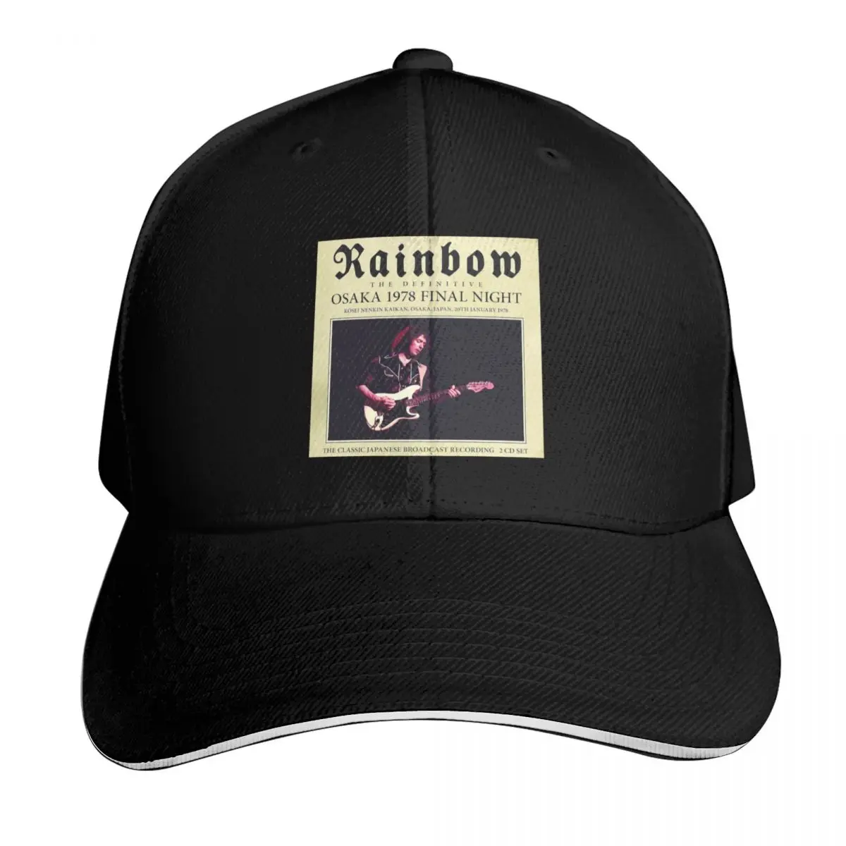 

Rainbow - Osaka 1978 album 2023 Baseball Cap Bobble Hat Sports Cap Luxury Brand Mens Women's