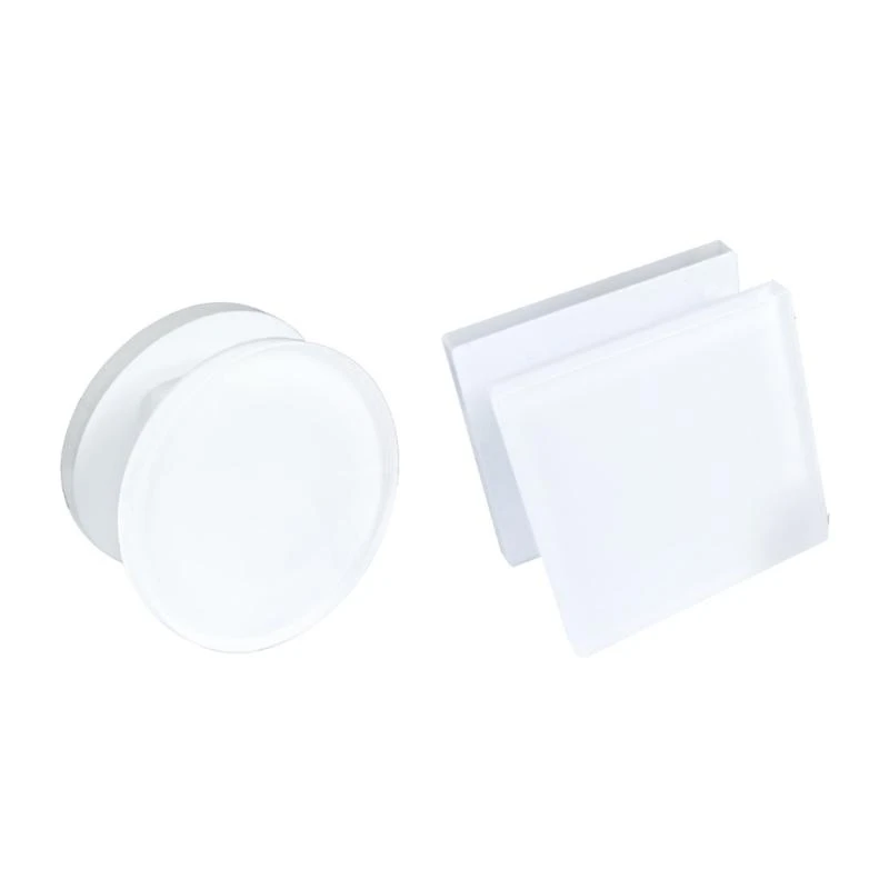 10шт прозрачные акриловые клейкие клейкие зажима для теплопередачи 30x30 мм настенные зажима плаката для украшения