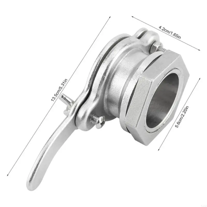 Toque Bottling Beekeeping Extractor Equipo embotellado Honeys Válvulas puerta N58D