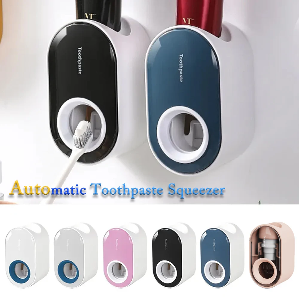 

Toothpaste Dispenser Automatic Toothpaste Squeezer Fit for Kids and Adults Hands Free Wall Mounted for Washroom Shower Bathroom