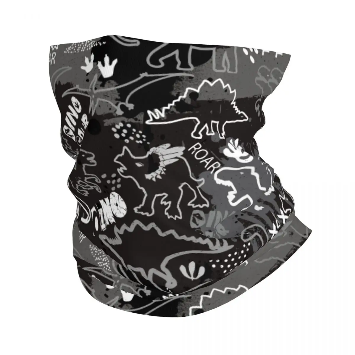 Dinosaurs Headband Neck Warmer Men Ski Running Tube Scarf Medical Nurse Face Bandana Gaiter