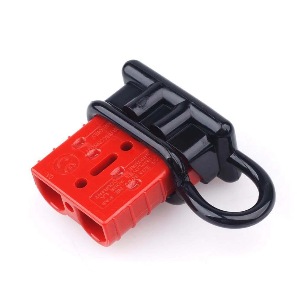 SHGO 2Pcs 50A 600V Pair Plug Battery Trailer Quick Connector Kit Durable Portable Charging Connector for RV Boat