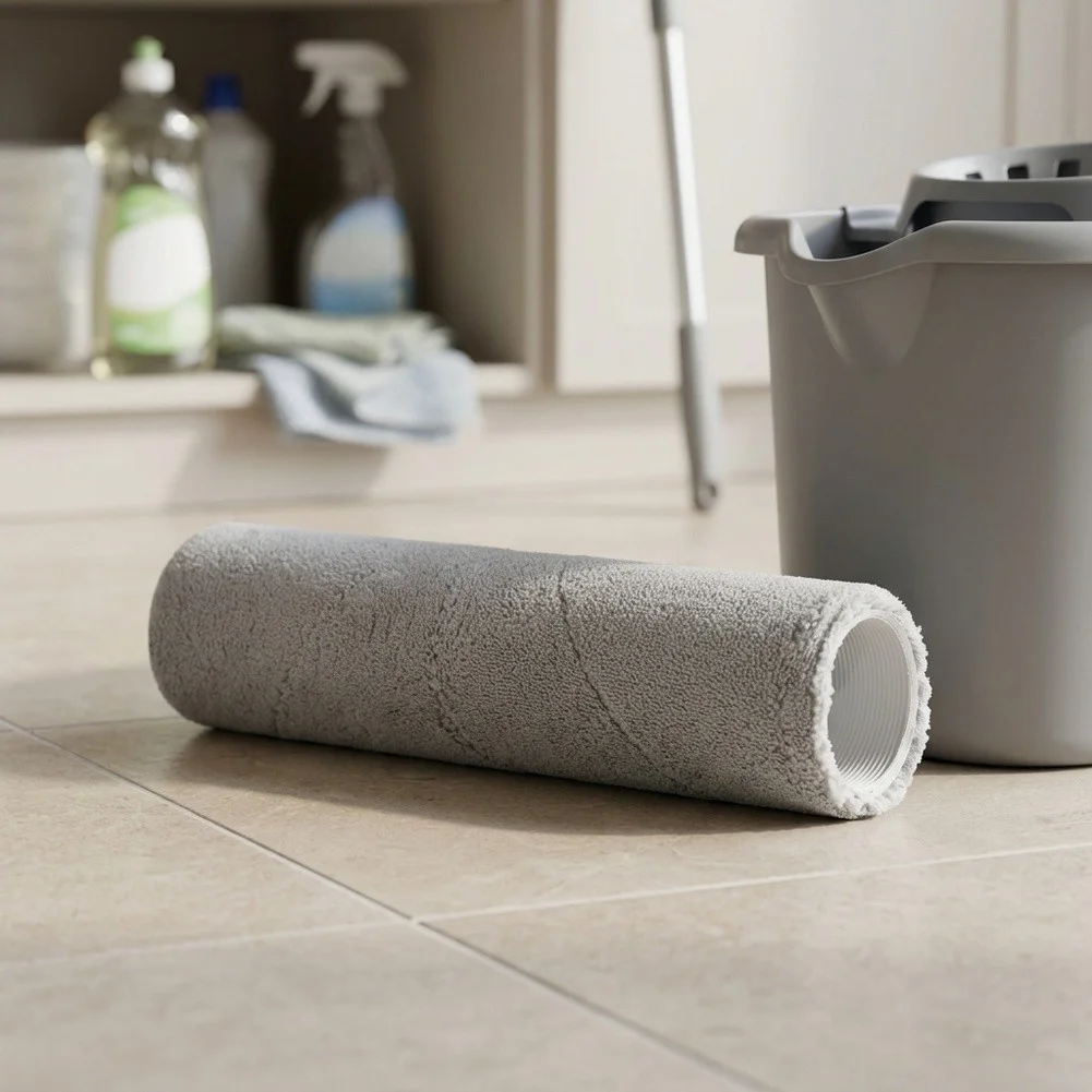 Microfiber Mop Cloth Replacement Mop Robot Replacement Mop Fabric Grey Robot Vacuum Mop Pad For Daily Floor Maintenance