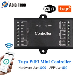 WiFi Tuya Sboard Mini porta singola RFID scheda di controllo accessi pannello App telecomando Wiegand 26 44 Bit Input Support Master Card