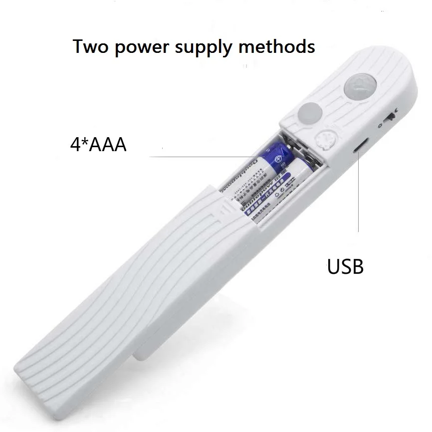 HoneyFly IR Body Sensor Switch Strip Lamp DC 5V Battery Box USB Delay Human Sensor Nightlight Smart Cabinet Light