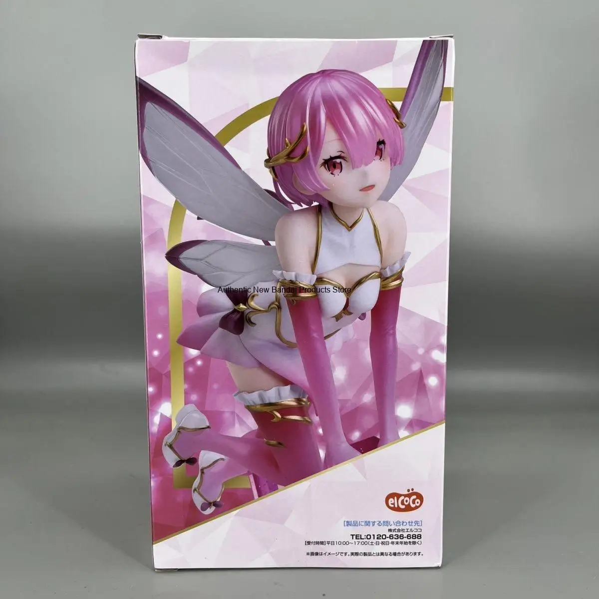 In Stock Original ElCOCO Emilia Ram Rem Jewel Princess Re:Life in A Different World From Zero 1/7 Genuine Anime Figure Model Toy view 6