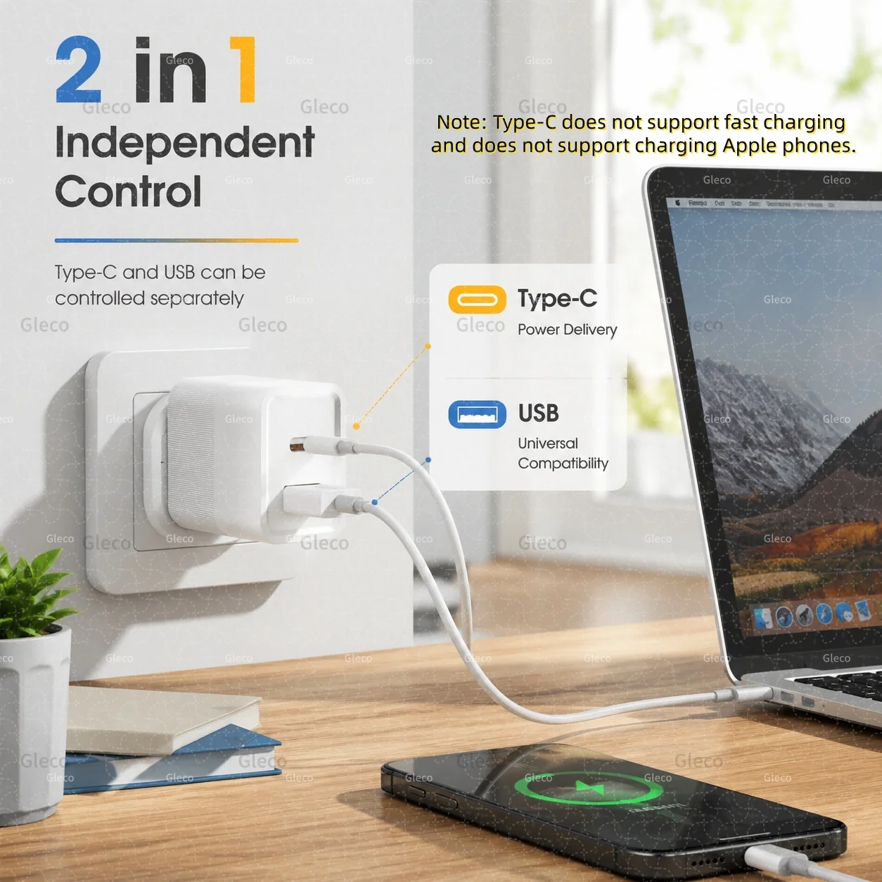 Zigbee USB Adaptor Switch 5V Mini TYPE-C USB Power Adaptor Smart Life Control Via Alexa Google Home Assistant TUYA 2MQTT Gateway