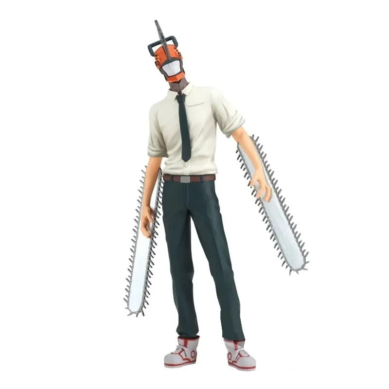 Original Bandai Chainsaw Man Power Denji Makima Hayakawa Aki Anime Action Collectible Ornaments Figure Model Toys Birthday