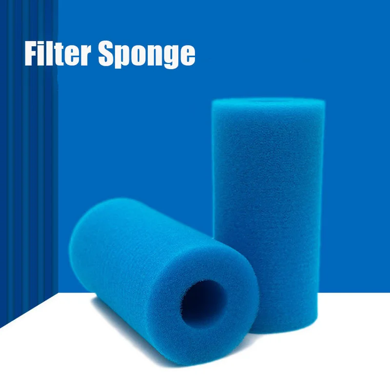 Aquarium Sponge Filter Skimmer Anti-blocking Fouling Column Water Filter Sponge Tube For Fish Tank Pond or Swimming Pool