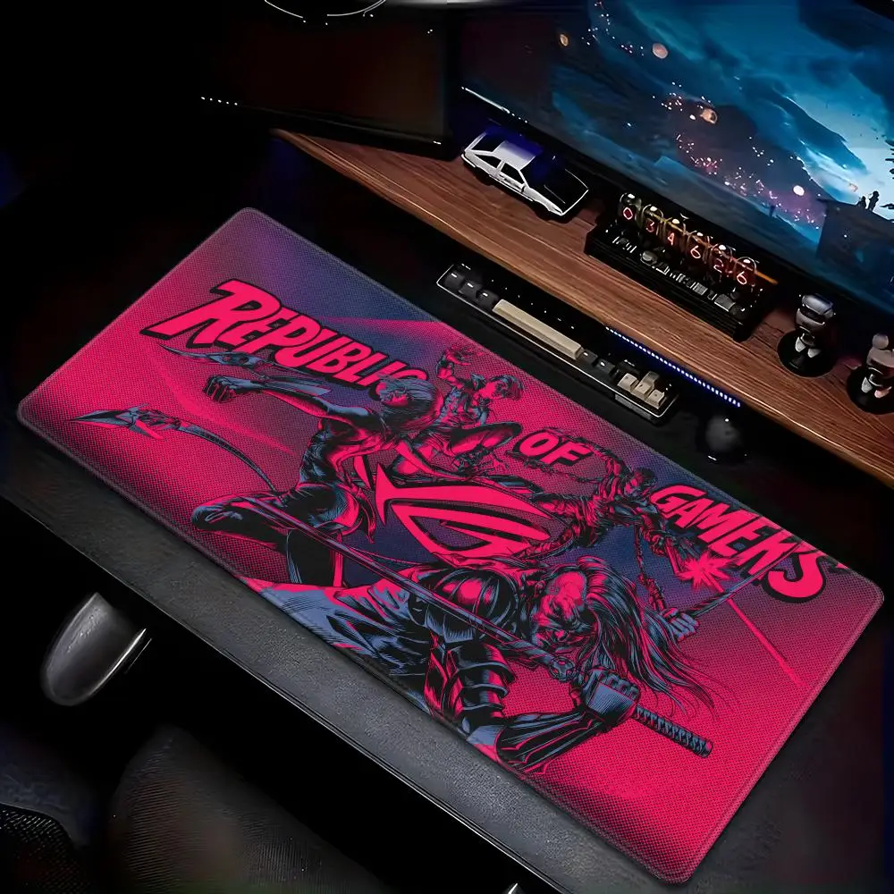 

Asus Rog Mause Pad Anime Mouse Mats Gaming Computer Desk Mat Mouse Carpet Pc Accessories Gamer Mouse Pad Speed Rubber Mat
