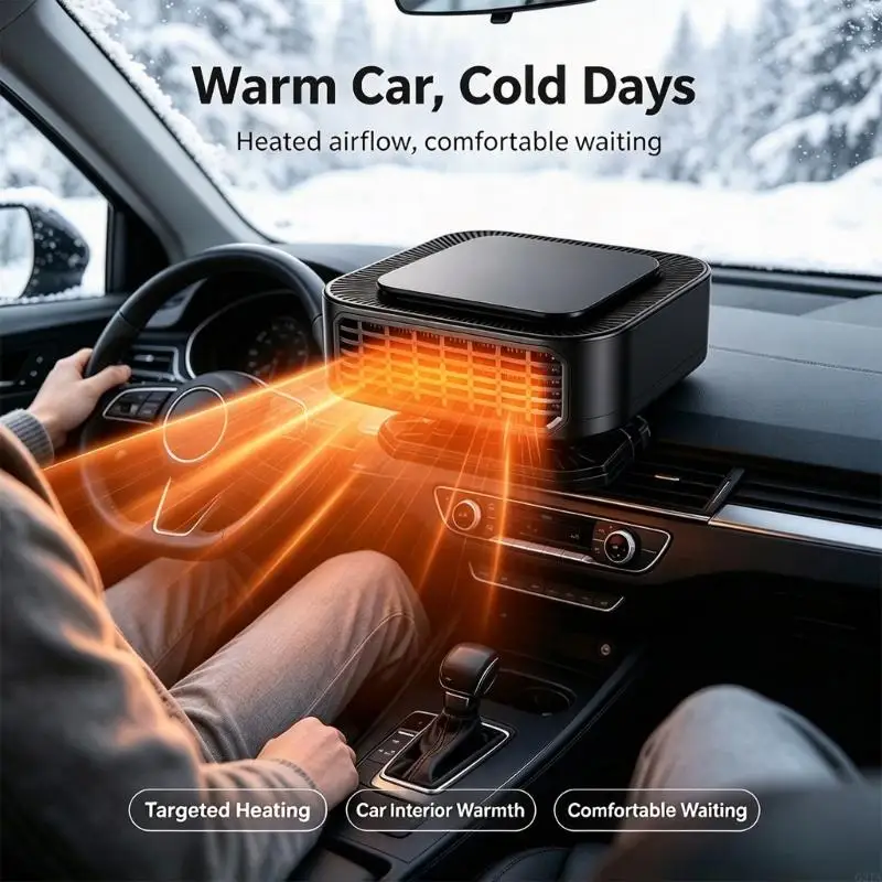   Rotating Car Heater for F150 F250 F350 Targeted Cold-Weather Windshield Clearing