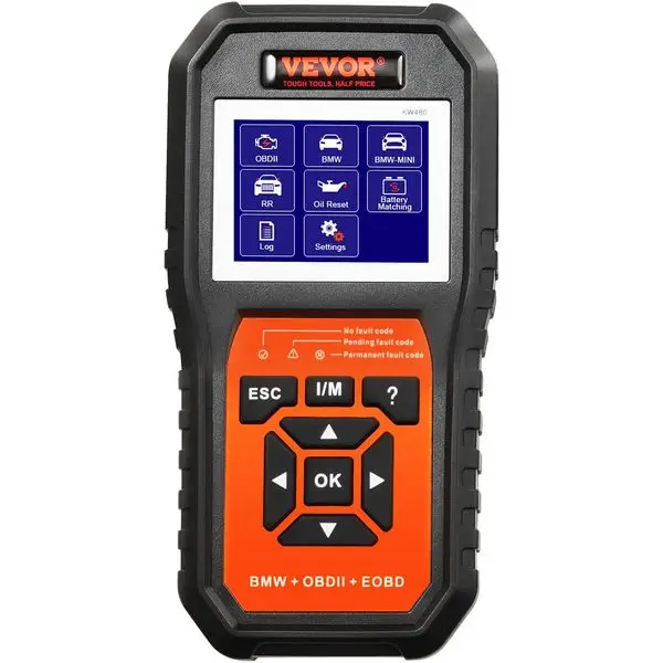 

VEVOR BMW OBD2 Scanner Diagnostic Tool, For BMW/Mini/Rolls-Royce, Full System Diagnostic Scan Tool, 12 Special Functions, Car Re
