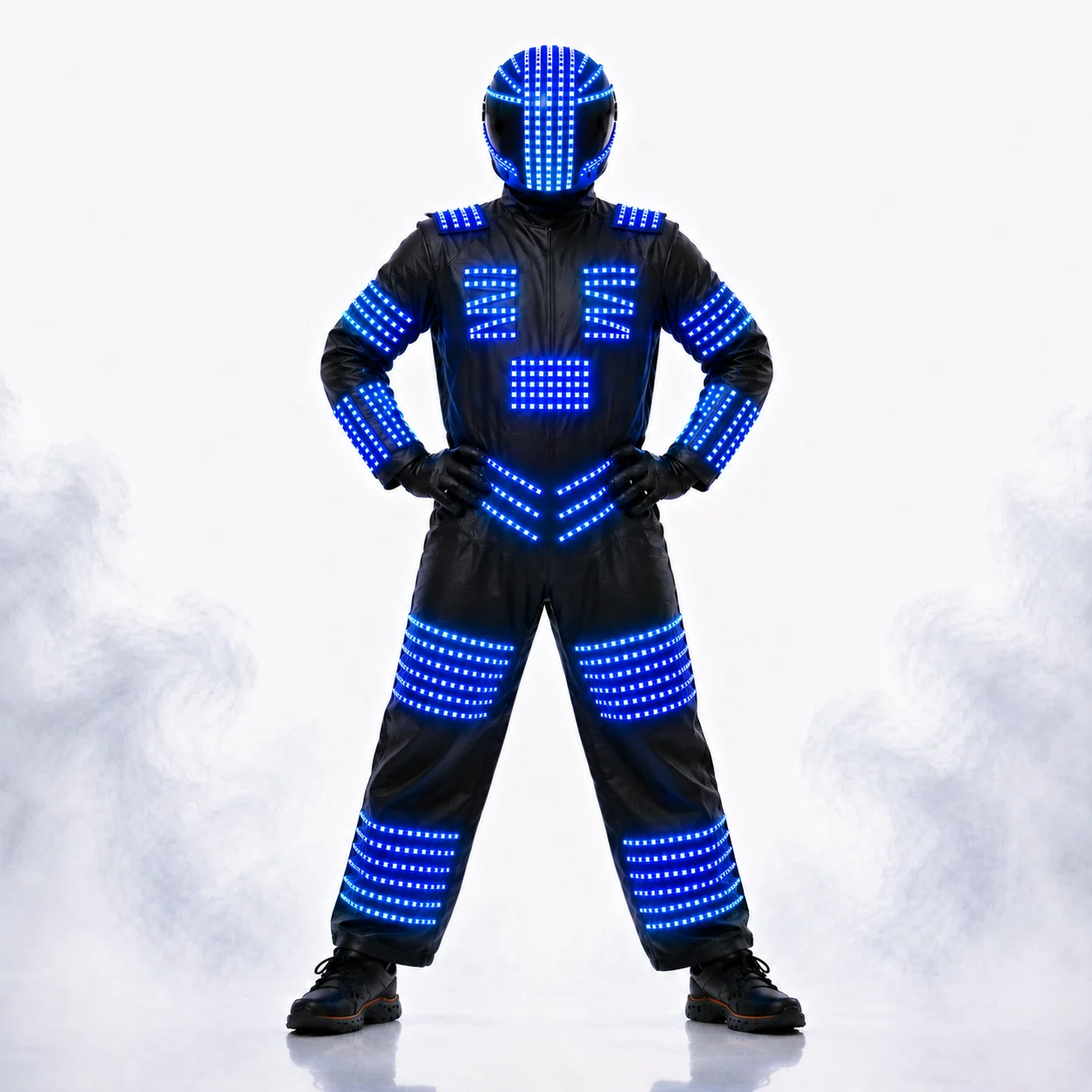 Glowing LED Robot Costume for Events & Festivals