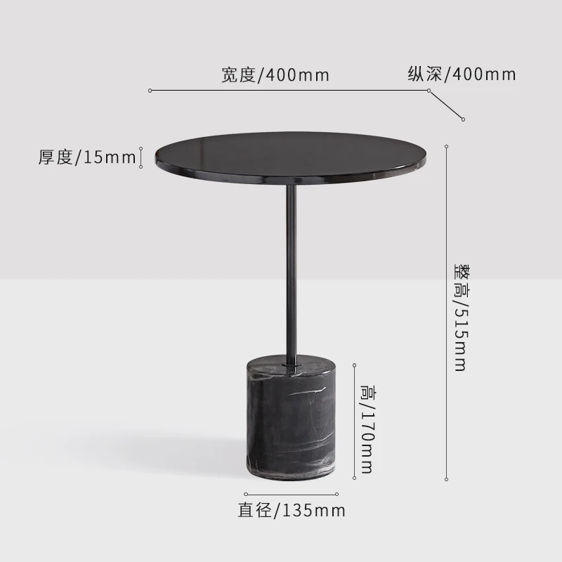 Small Round Table Simple Side Table Sofa Side Shelf Corner Table Mobile Small Tea Table Small Round Small Table