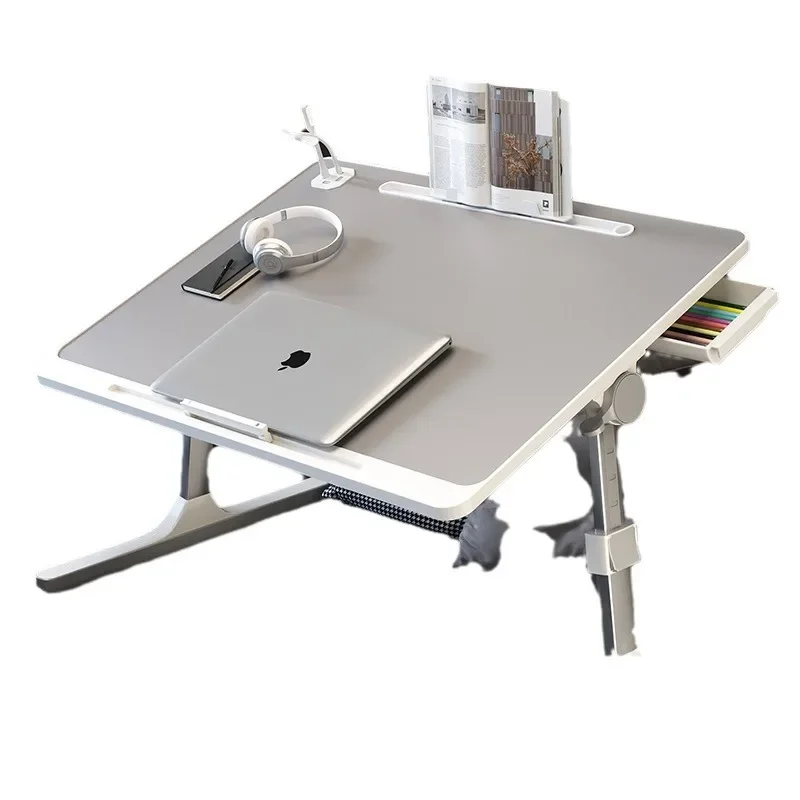 Foldable bed small table laptop computer table multi-functional student dormitory desk, home study small table