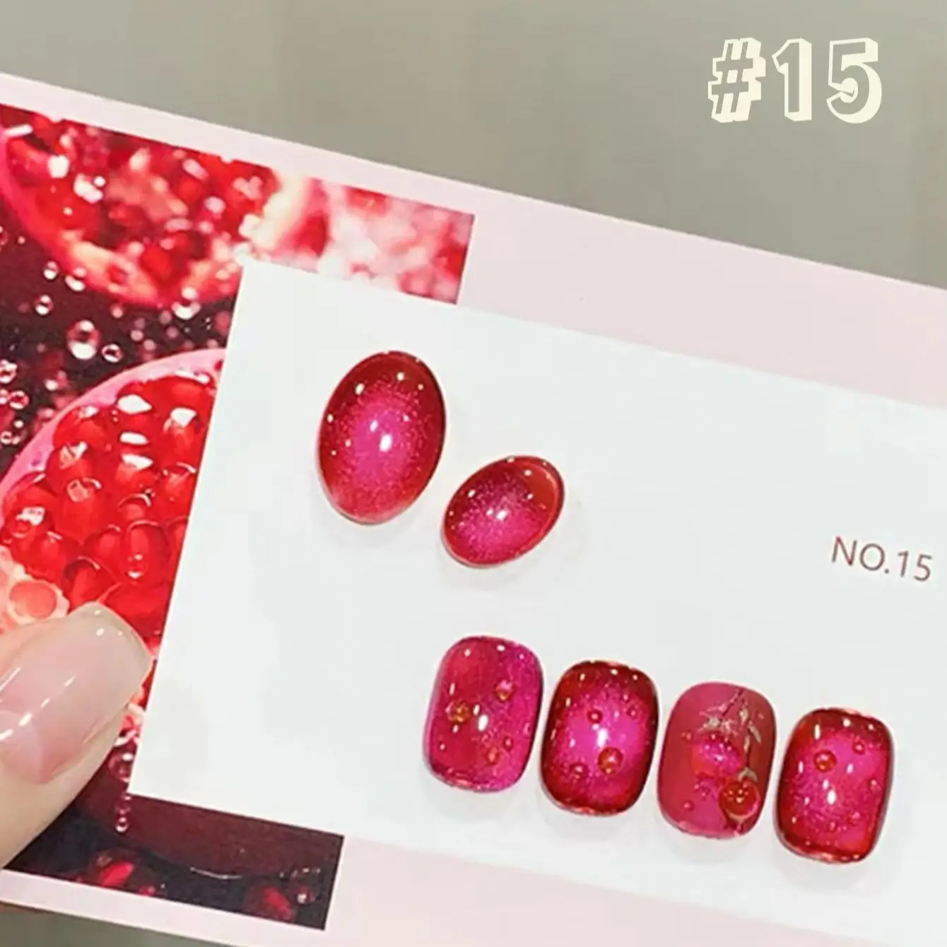 ZH 12ML 20-Color 2026 New Summer Internet Celebrity Popular Ice Clear Fruit Cat Eye Nail Gel Nail Art Nail Supplies