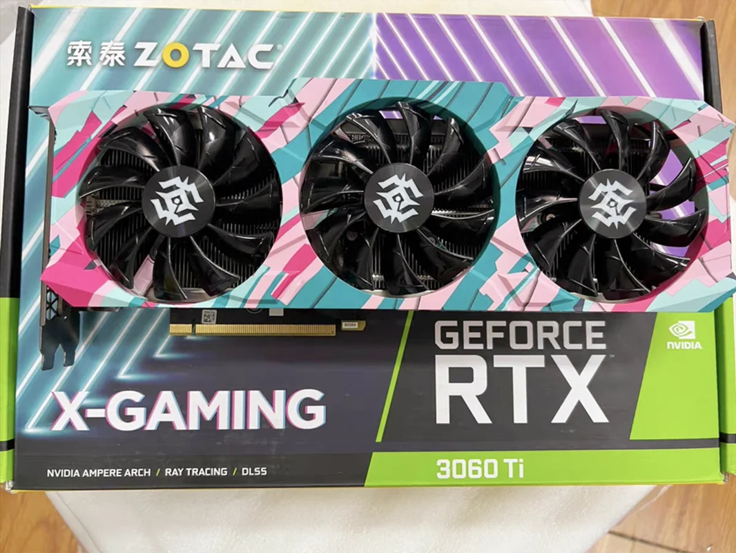 Видеокарта ZOTAC RTX 3060 12 Гб GPU графическая карта NVIDIA игровой Настольный ПК для компьютерных игр