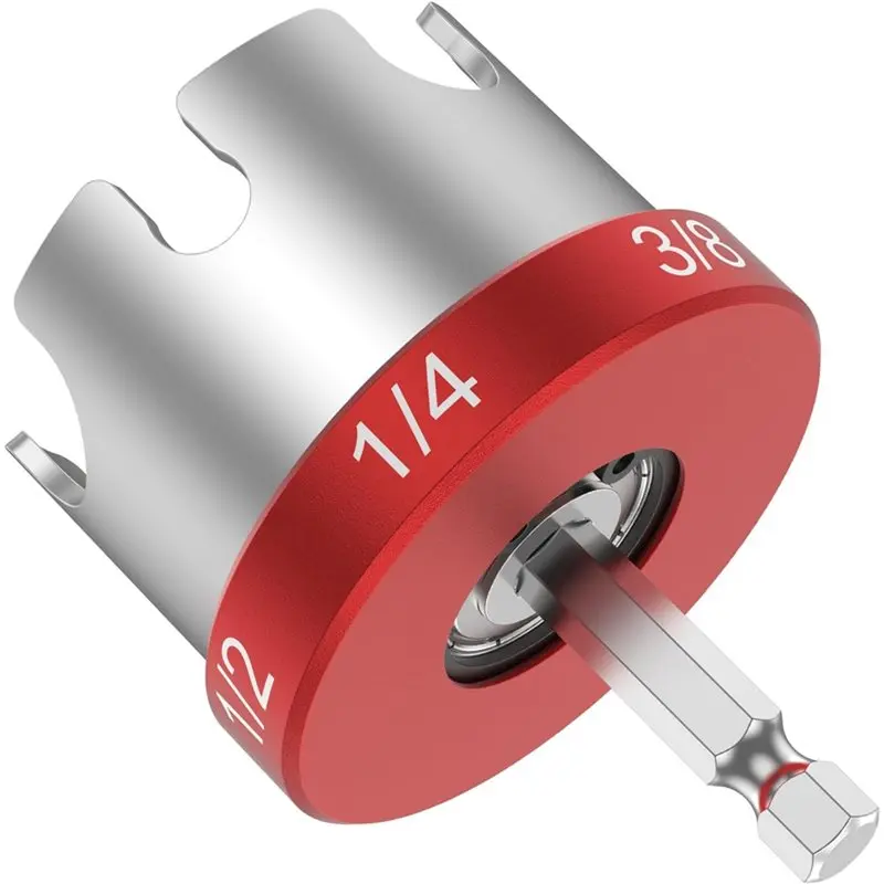 

AA51 Threaded Rod Nut Runner& Nut Zipper For Impact Drill- Drill Attachment For 1/4", 3/8", 1/2" For Conduit Racks