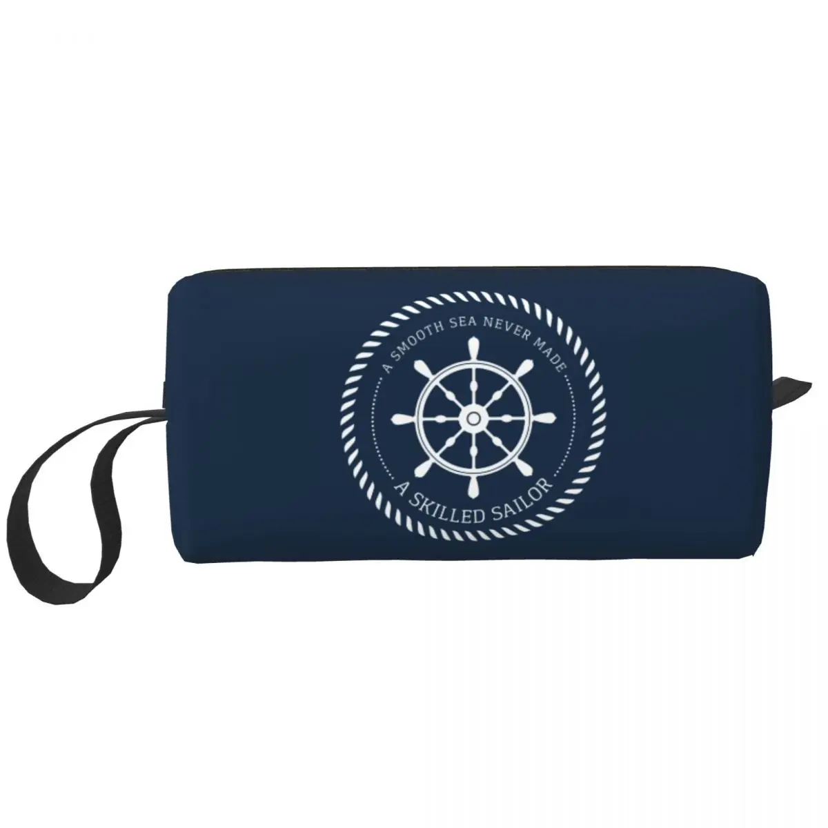 

Nautical Anchor Quotes Makeup Bag Women Travel Cosmetic Organizer Fashion Storage Toiletry Bags