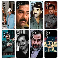 Clear Phone Case For Samsung Galaxy S24 Plus S23 FE S22 S21 S20 Ultra 5G S10 S10E S9 S8 Soft Cover Arabic Iraq Saddam Hussein