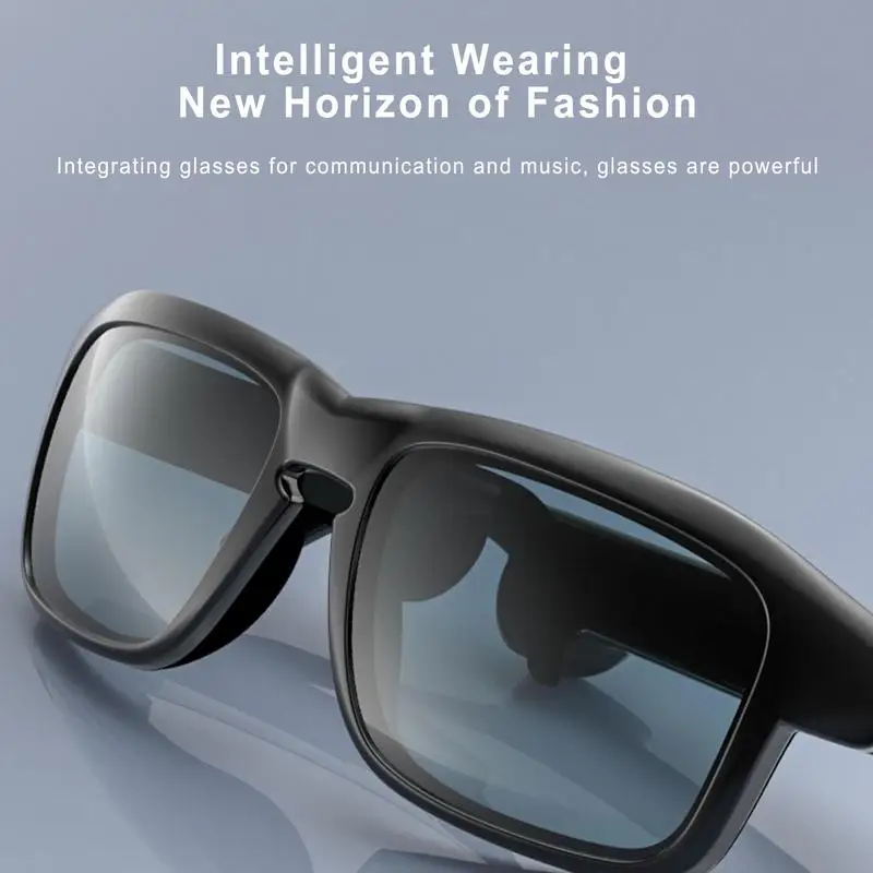 Open Ear Style Wireless Smart Sunglasses, Música Óculos com Volume, Voice Control, Outdoor Sport