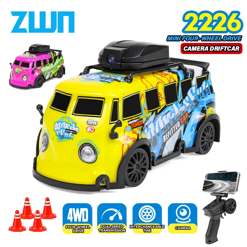 

2.4G High Speed Drift RC Car With Camera Or No Camera 1/32 4WD Remote Control Car Radio Controlled Mini Racing Model Toy For Kid