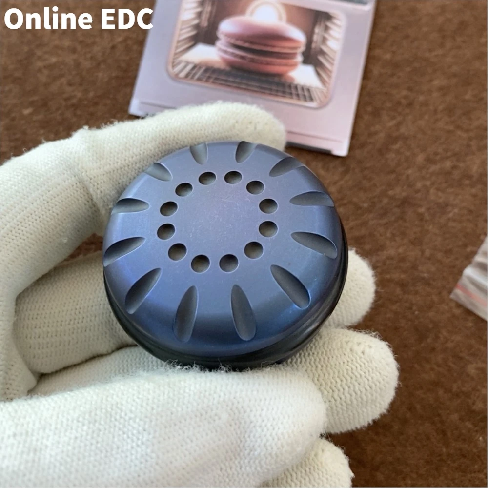 المملوكة مسبقًا YOUBING EDC & SAO EDC Dorayaki Titanium اللمس عملة ألعاب متململة للبالغين السقاطة تململ سبينر #2
