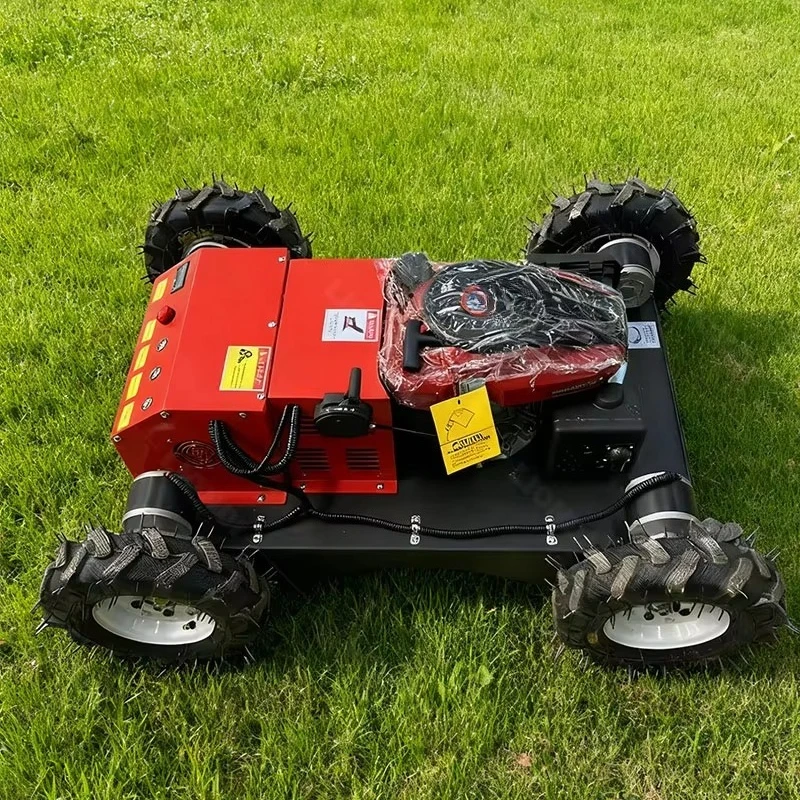 Landscaping Garden Machinery Remote Control Lawn Mower Garden Crawler Mover
