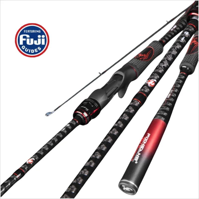 

Fish Hunting Magic-Lure Rod Fuji Guide Ring Casting Spinning M Quick Adjusting Ultra Light Carbon Fishing Rod 1.98m 2.1m 2.4m