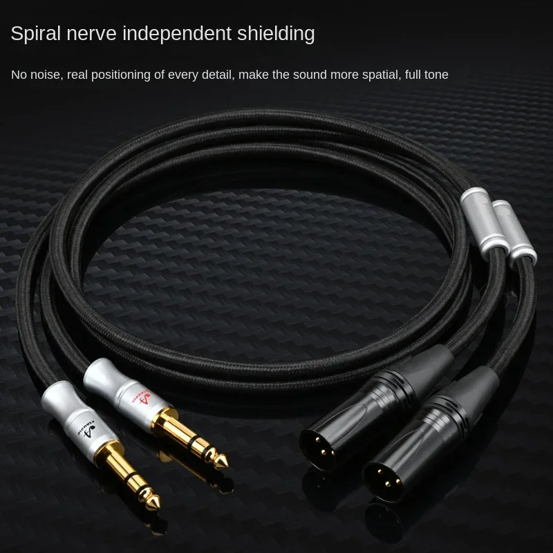 Fever Grade Pure Copper Dual 6.5 RPM Dual Canon Audio Cable Microphone Three Core rotary Balanced XLR cable