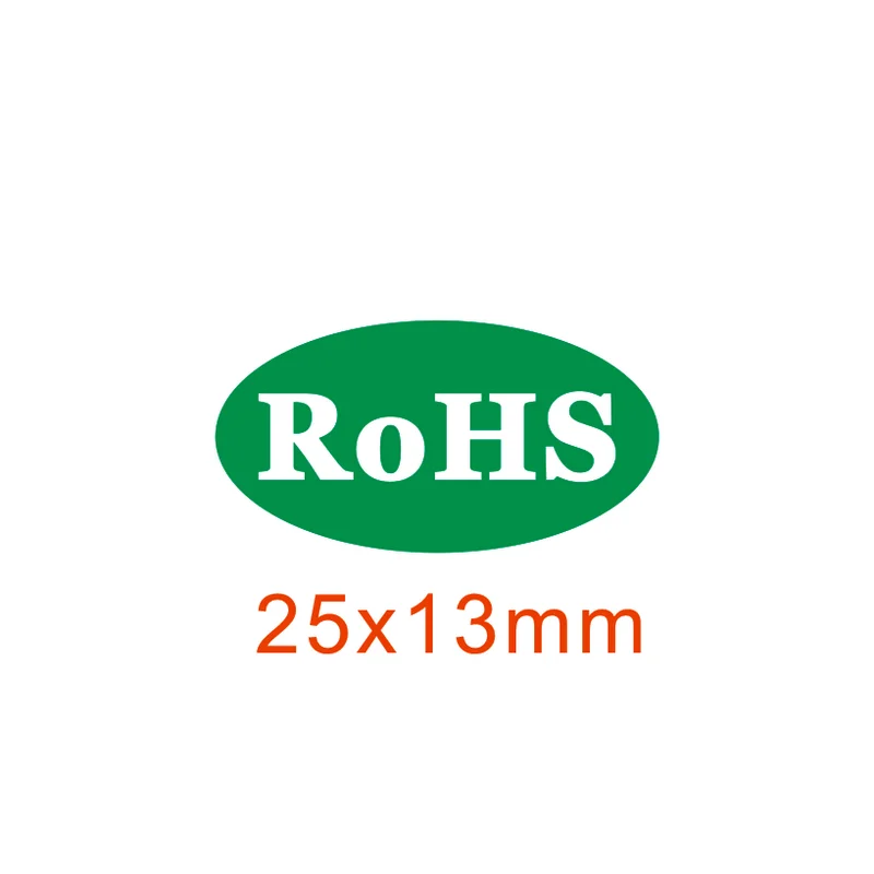 100pcsROHS label Green label European standard ROHS label ROSH environmental label sticker