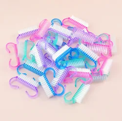5Pcs Acrylic Nail Brush Plastic Cleaning Nail Brushes Nail Art Manicure Pedicure Soft Remove Dust Powder File Tools Set