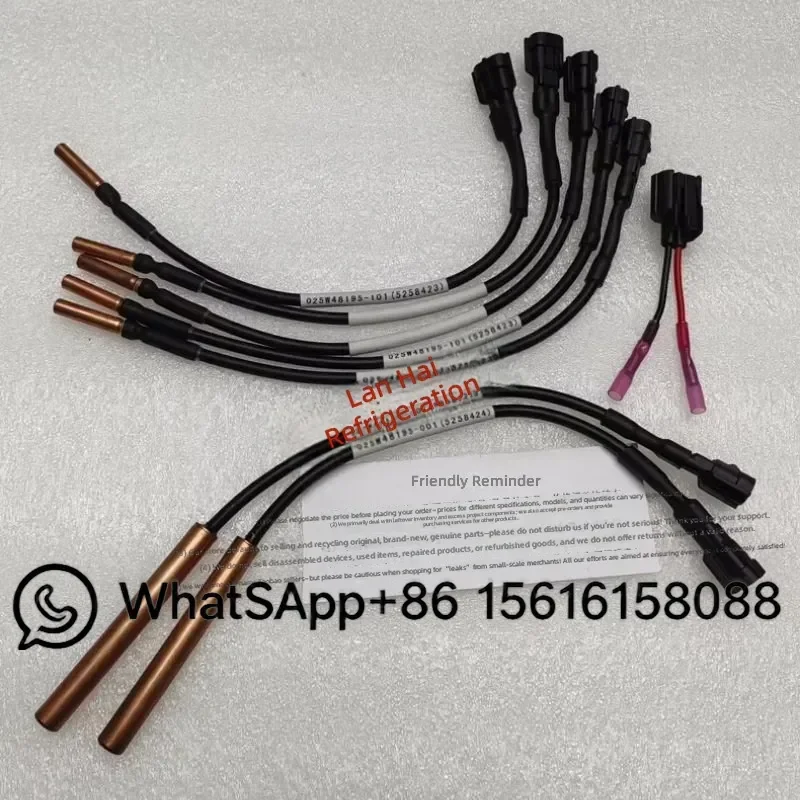 Temperature Sensor Water Temperature Probe Air Conditioning Repair Parts for 025W48195-001 and 025W48195-101