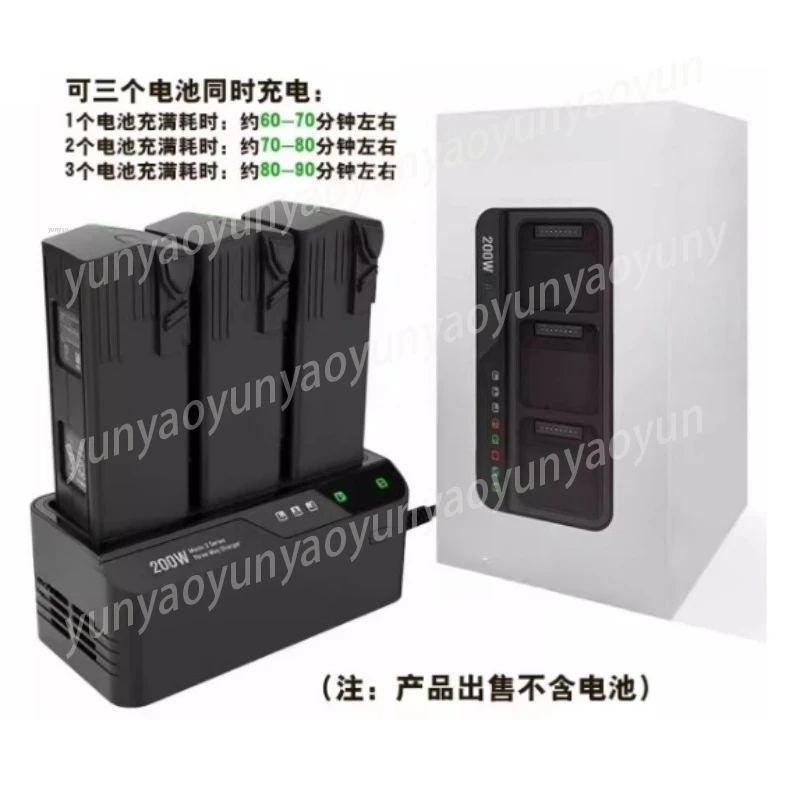 

Зарядная станция на 3 порта, 200 Вт, с быстрой зарядкой PD, для нескольких устройств: ноутбуков, дронов, телефонов, внешних аккумуляторов, для путешествий и активного отдыха