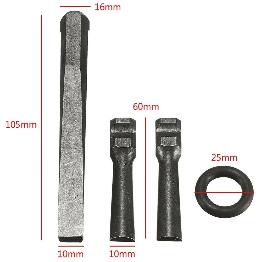 Imagem -06 - Stone Splitting Tool Grupo Rock Splitters Divisor de Concreto Ferramentas Manuais Metal Plug Pcs 10 Pcs