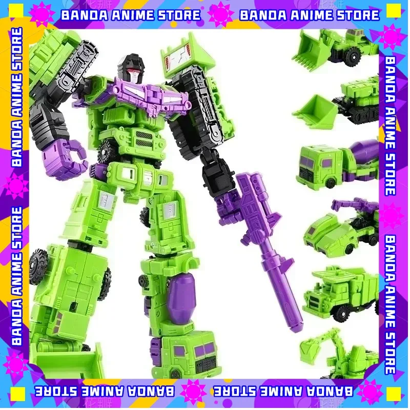 In Voorraad 6 in 1 MINI Devastator Transformatie Model MINI Devastator 22 CM Action Figure Robot Plastic Speelgoed BESTE Gift