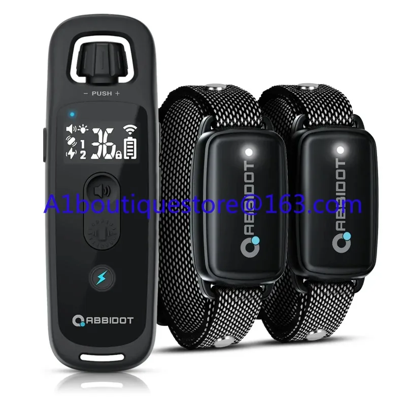 ABBIDOT T30 Dog Training Collar Electric Shock Strap for Large Dogs 3000ft 900m Canine Equipment Supplies No Bark Accessories