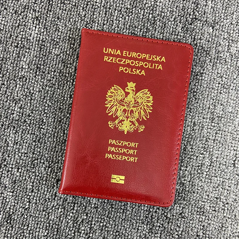 Poland Passeport Holder Unia Europejska Rzeczpospolita Polska Passport Cover Travel Wallet Paszport Case