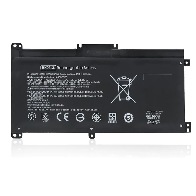 11.55V 41.7Wh New BK03XL Laptop Battery For HP Pavilion X360 Converitble PC 14-BA000 14-BA000NF 14-BA012NF 916811-855 HSTNN-LB7S