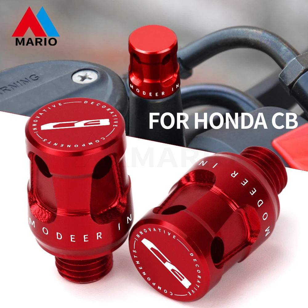 

For Honda CB CB125R CB300R CB 125R 300R High Quality Motorcycle Accessories M10*1.25 CNC Aluminum Mirror Hole Plugs Screws Bolt