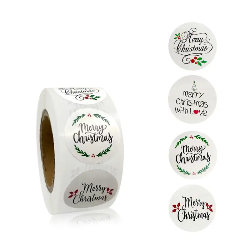 Children's Christmas gift label stickers School teachers commended students reward Self-adhesive Decorative gifts series - Image 32