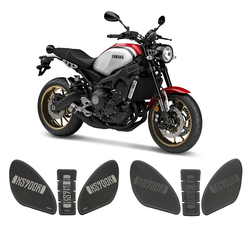 New Texture Tank Pads XSR900 Protector Stickers Decal Knee Side Fuel Traction Pad Motorcycle Fit For XSR 900 xsr900 2022 2023