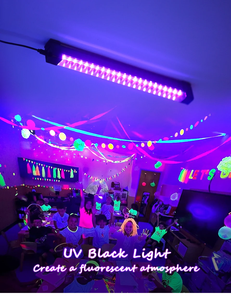 395-405nm Schwarz Licht LED UV Lampe Gel T8 Rohr 5V USB Stecker Ultraviolett Licht LED Bühne schwarzlicht UV LED Nagel Lampe Teile Wachsen – Detail 1